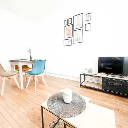 Appartement T2 Jardin, Centre, Gare, 5'plage